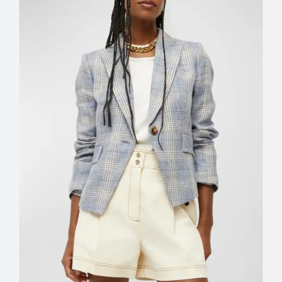 Veronica Beard Jackets & Blazers - Veronica Beard Hosanna Dickey Linen Jacket